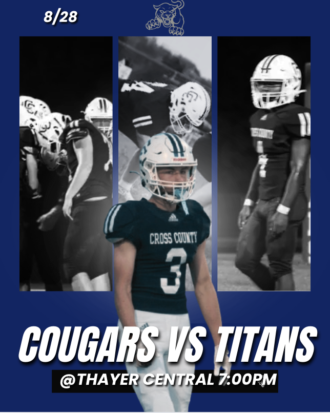 Cougars travel to Thayer Central for FB @ 7:00PM