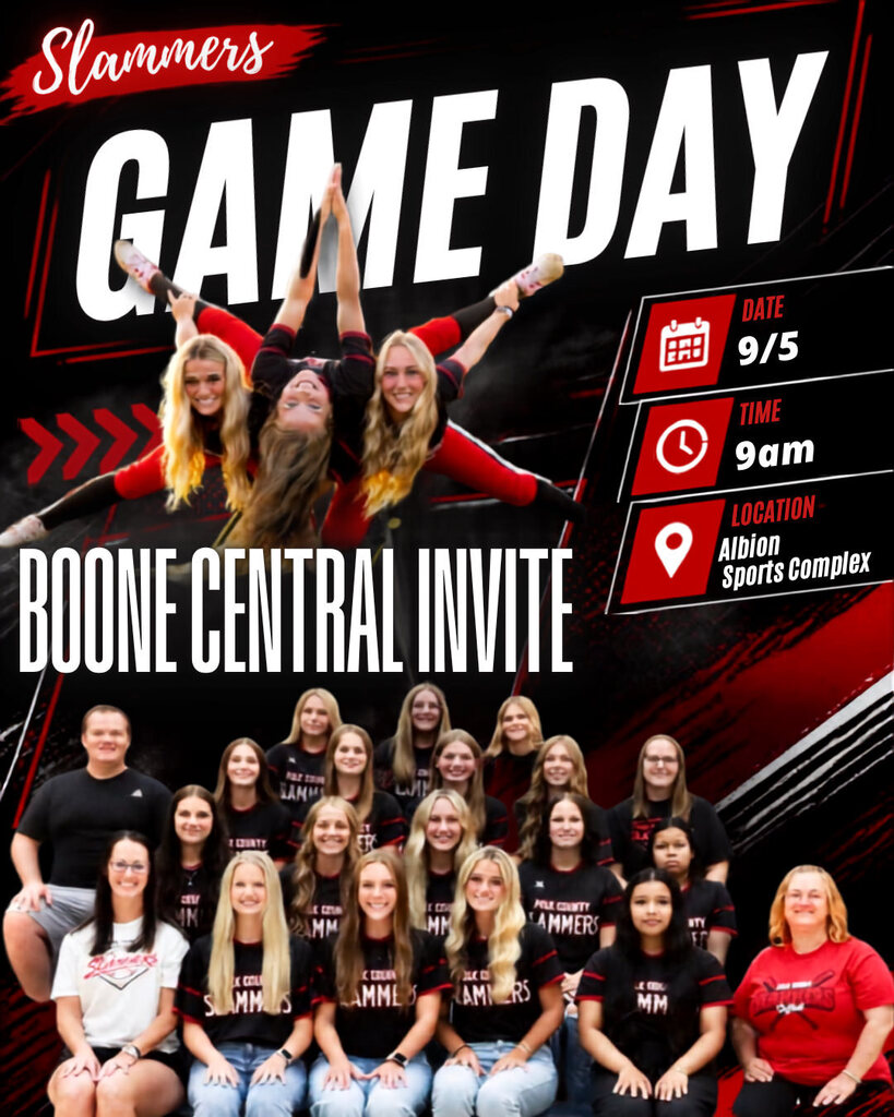 SB @ Boone Central 9:00AM