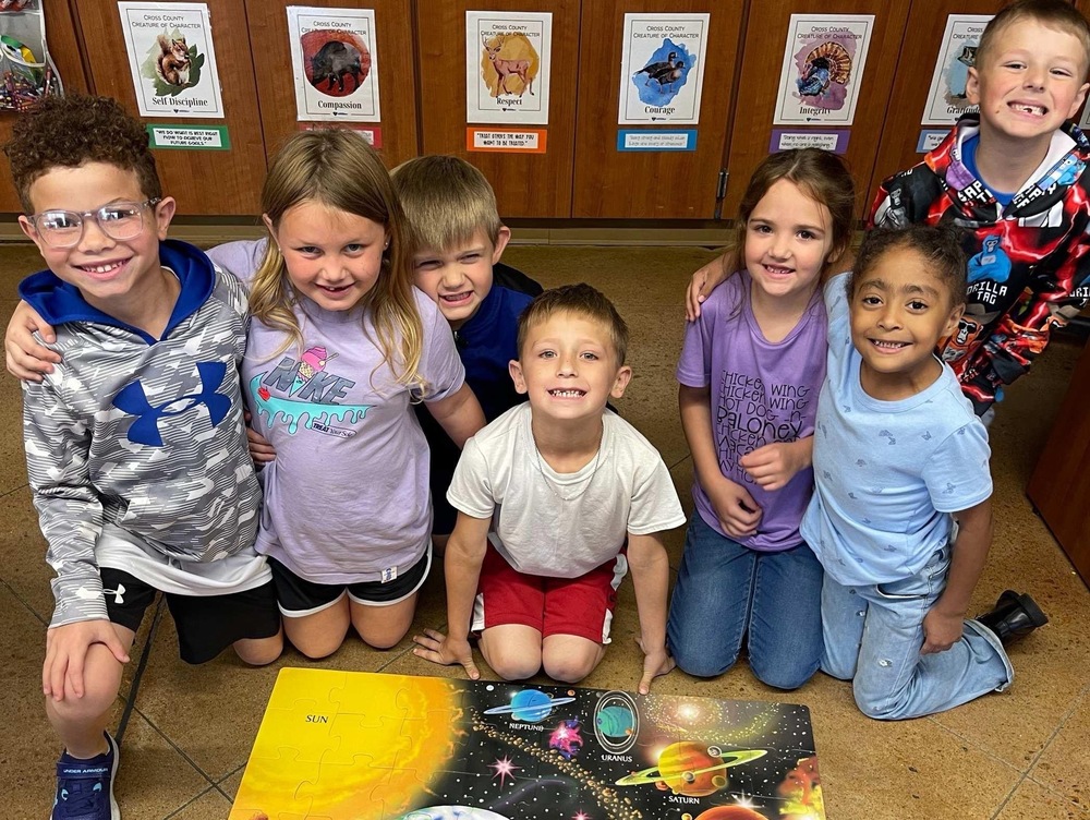 Students in a classroom