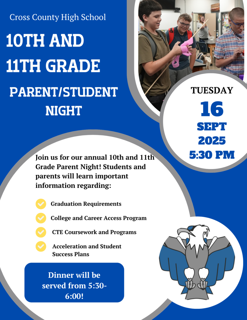 Blue and White Modern Parent Meeting Flyer-3