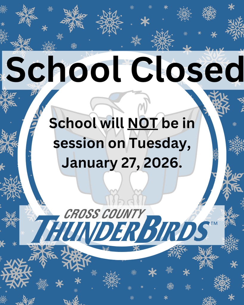 School Closed January 27