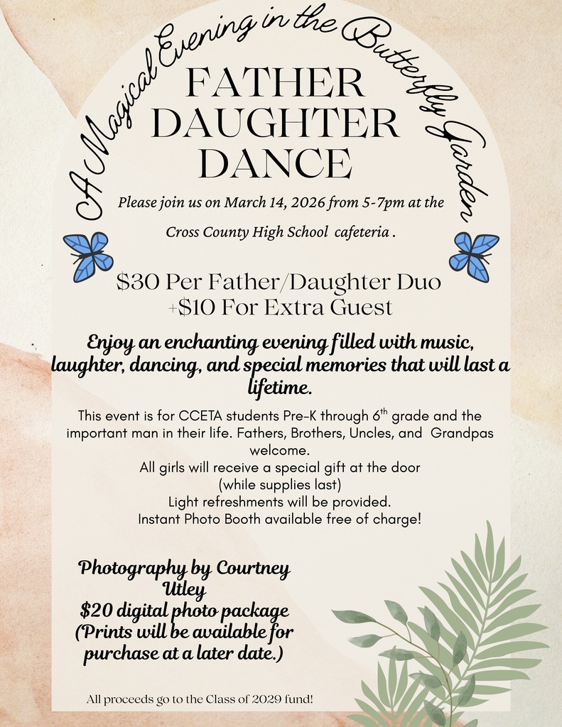 Father daughter Dance Flier