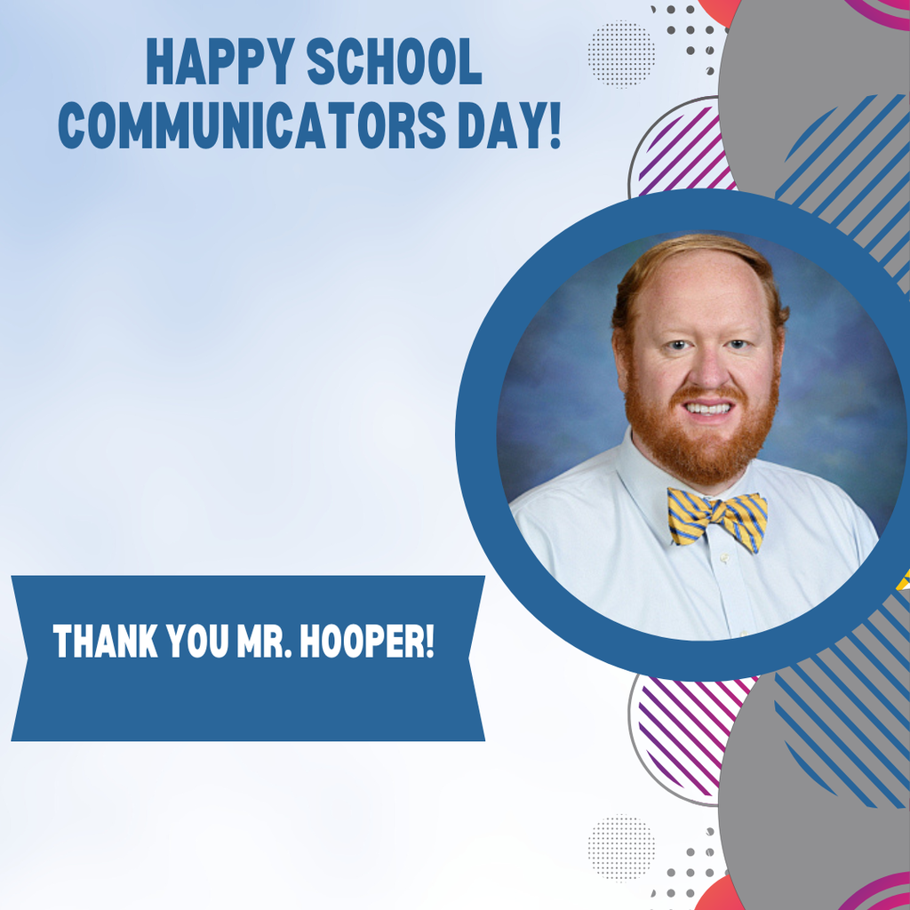 Wes Hooper congratulated for school communicators day 