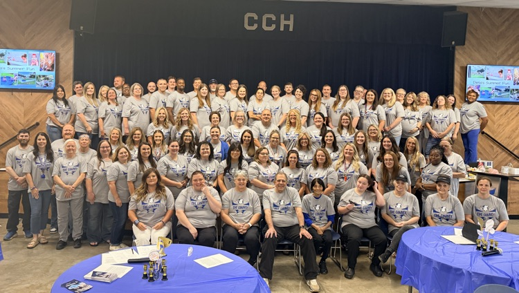 The entire cross county school district staff  