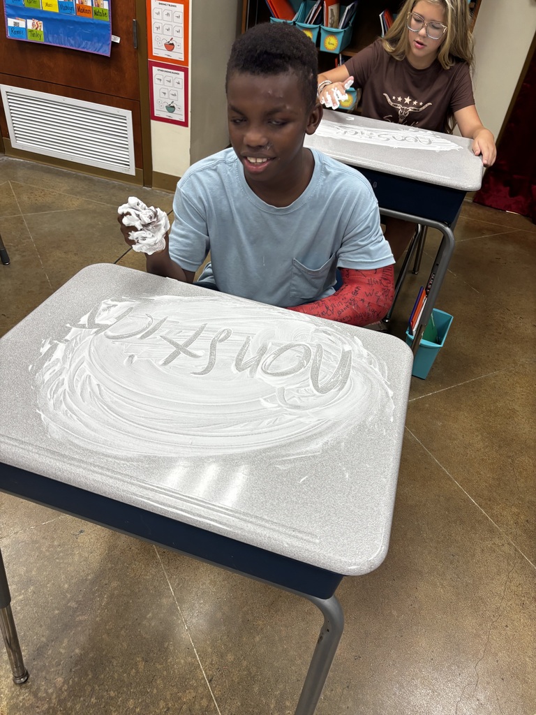 Student in class