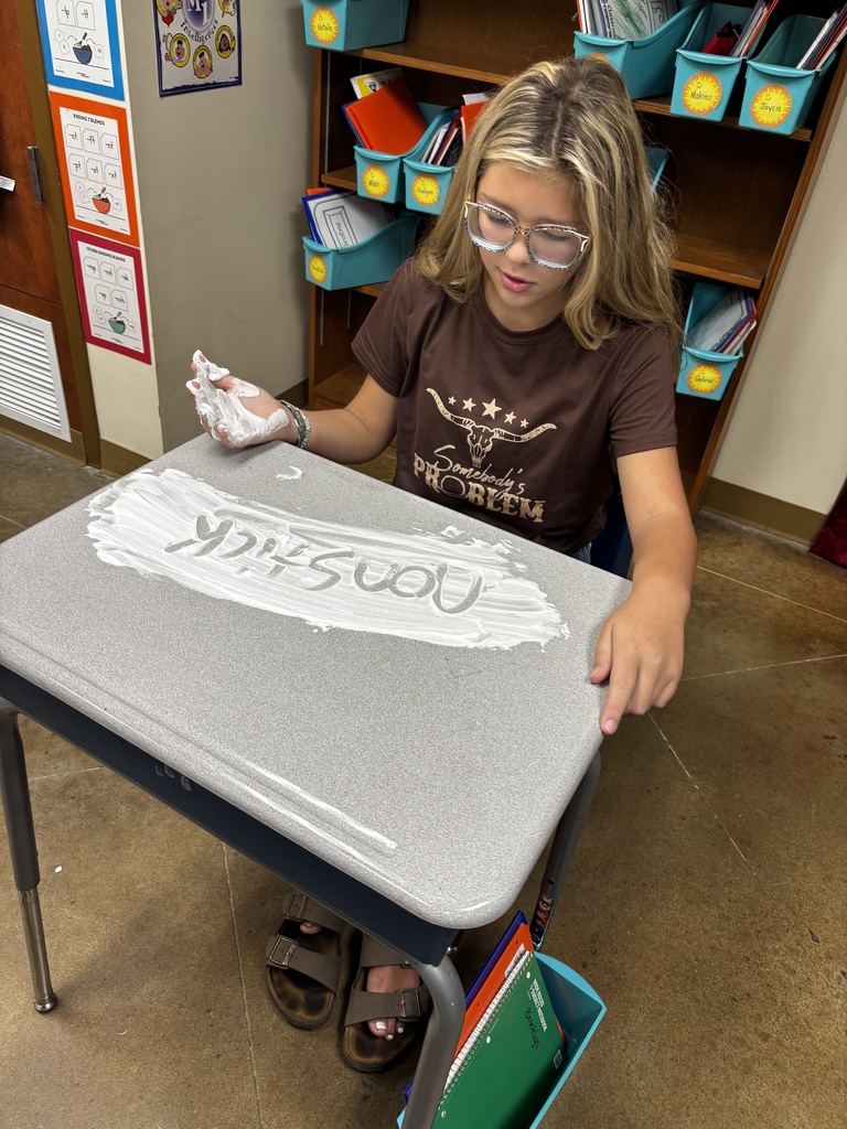 Student in class