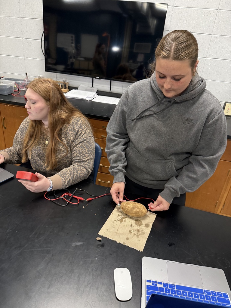 Students with Potatoes