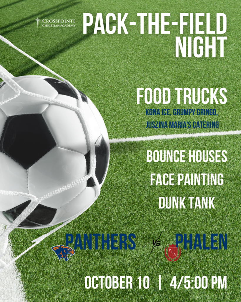 Soccer game with food trucks flyer