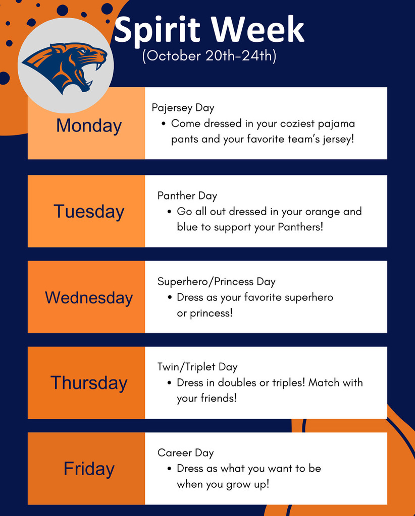 Spirit wear theme days