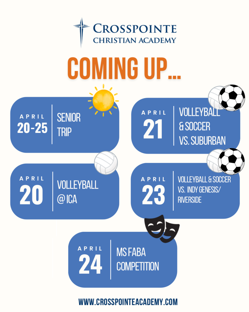 Weekly schedule