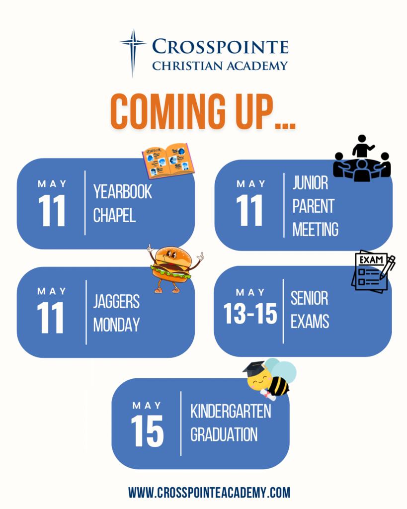 Weekly schedule