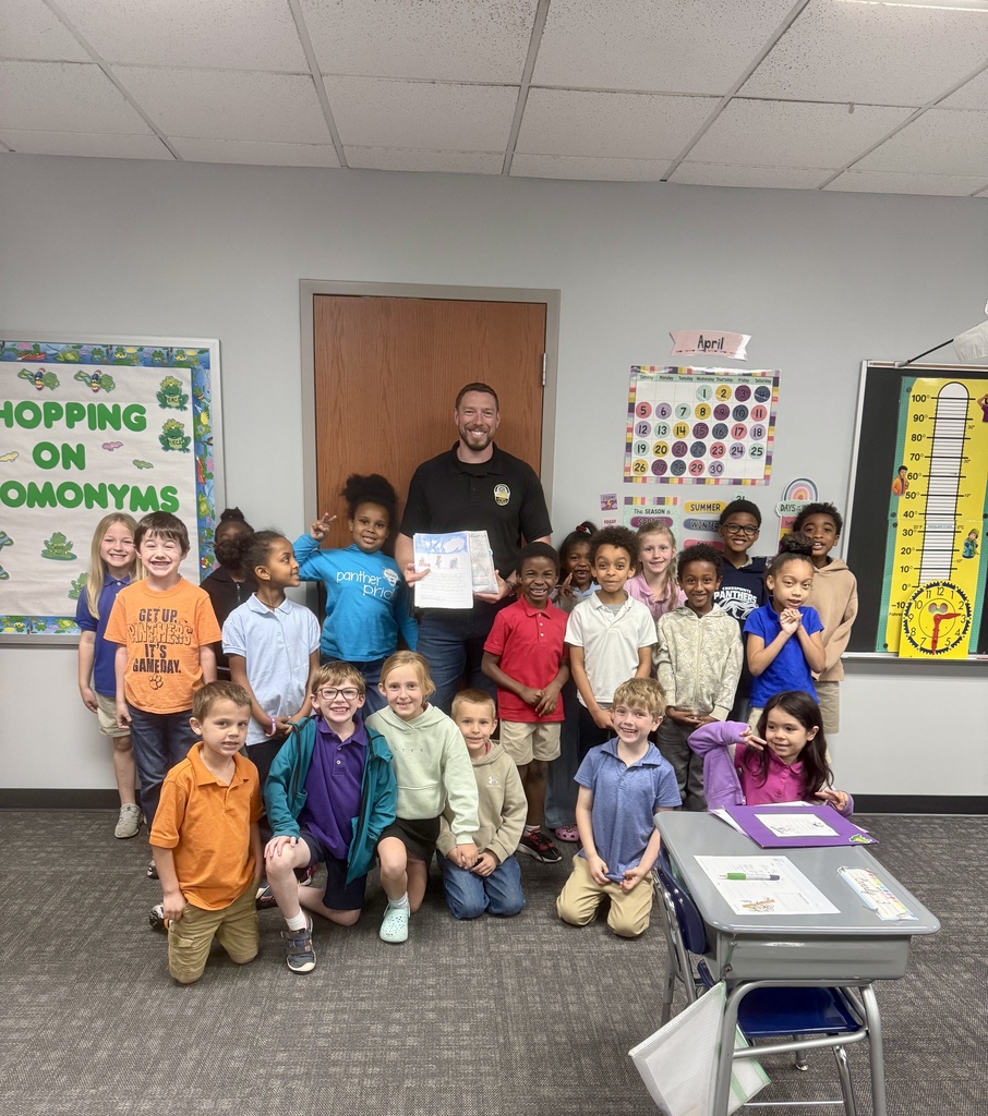 Class with officers