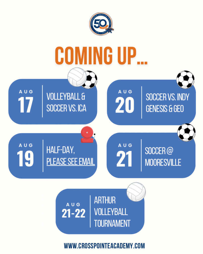Weekly event calendars