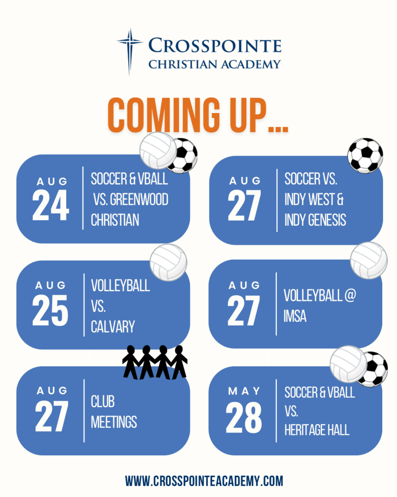 Weekly schedule