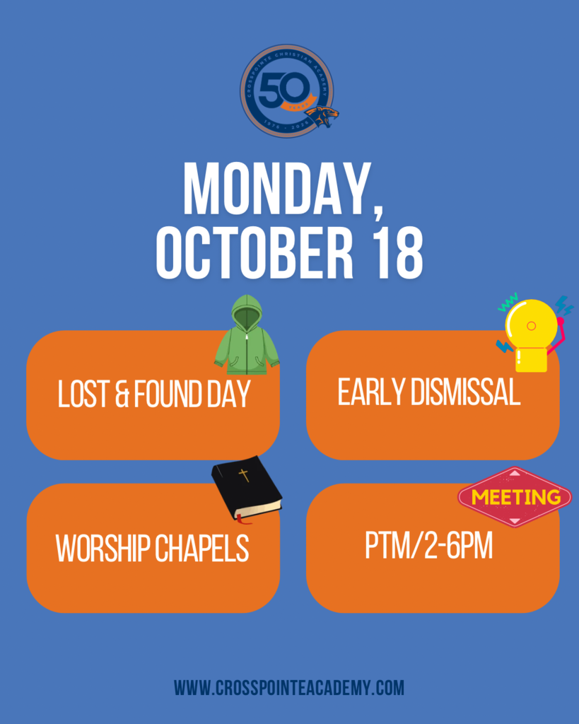 Monday things to remember 