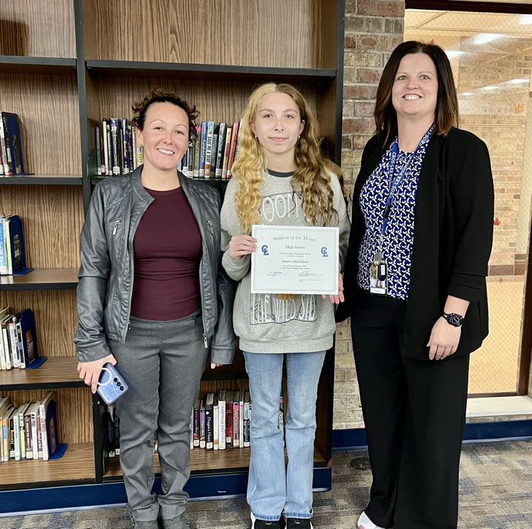 High School student of the month