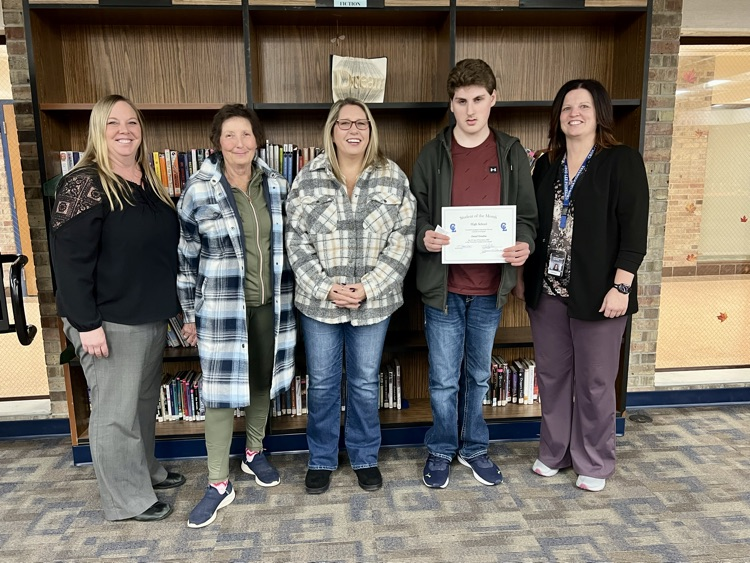 High School student of the month