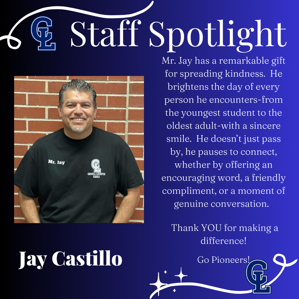 J Castillo Staff Spotlight