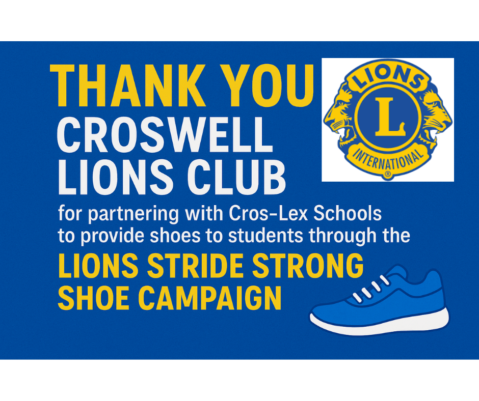Lions Club Thank You