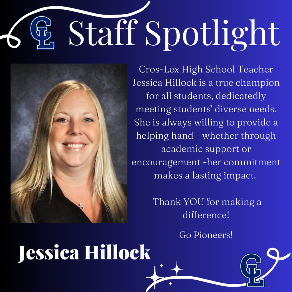 Jessica Hillock Staff Spotlight