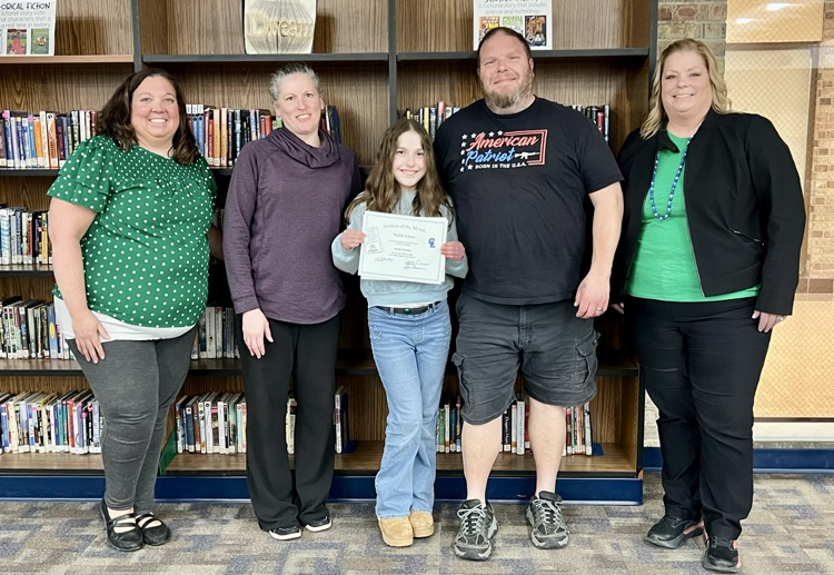 Middle School Student of the Month