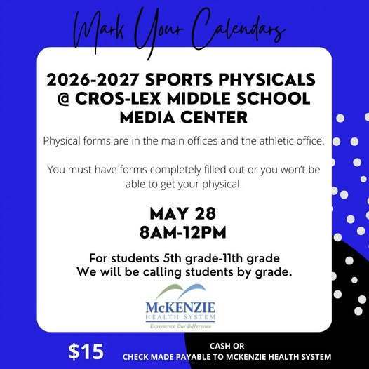 2026-27 Sports Physicals