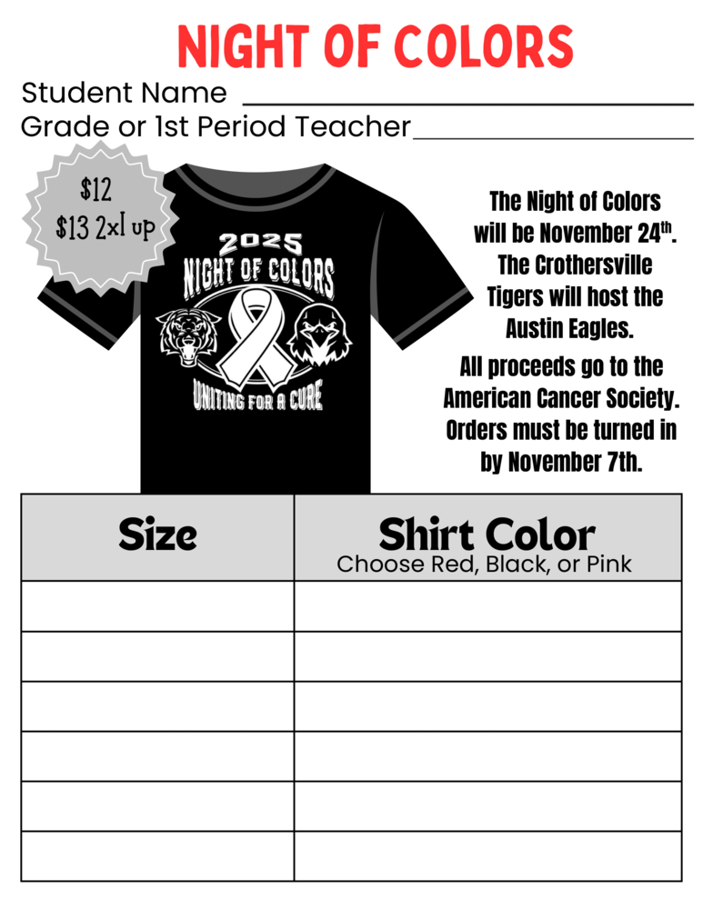 Night of Colors Form 2025