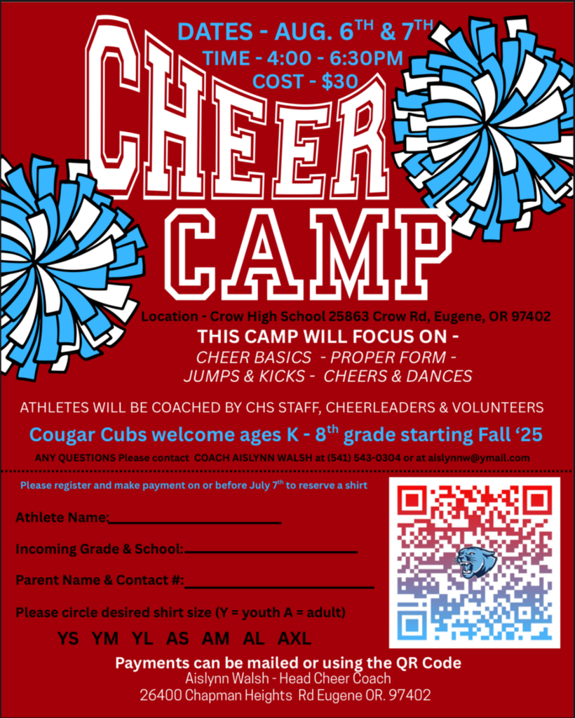 Cheer Camp Flyer