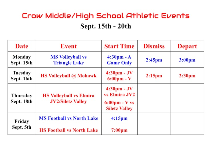 weekly calendar