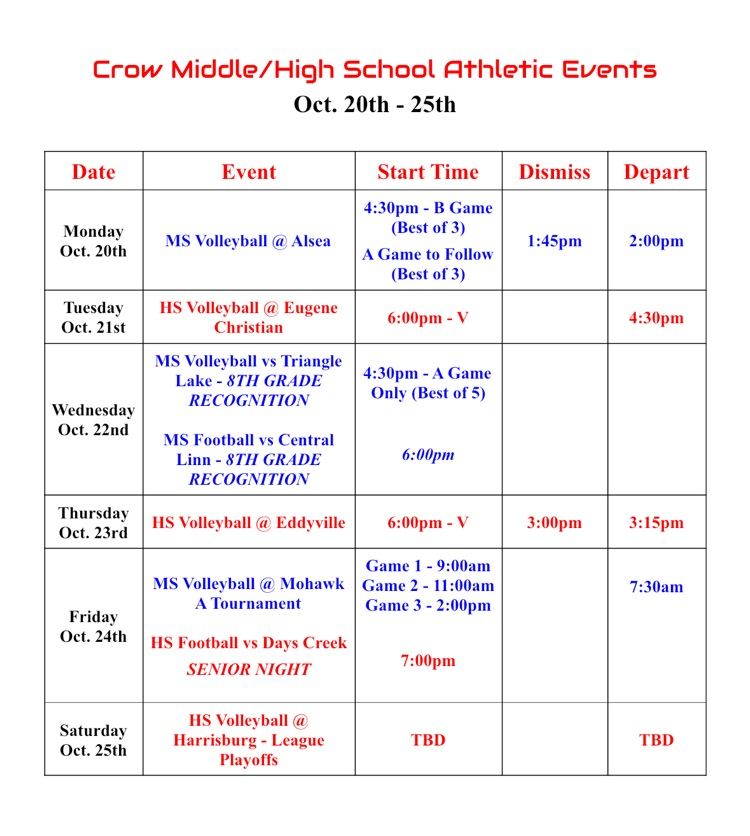 Weekly Plan