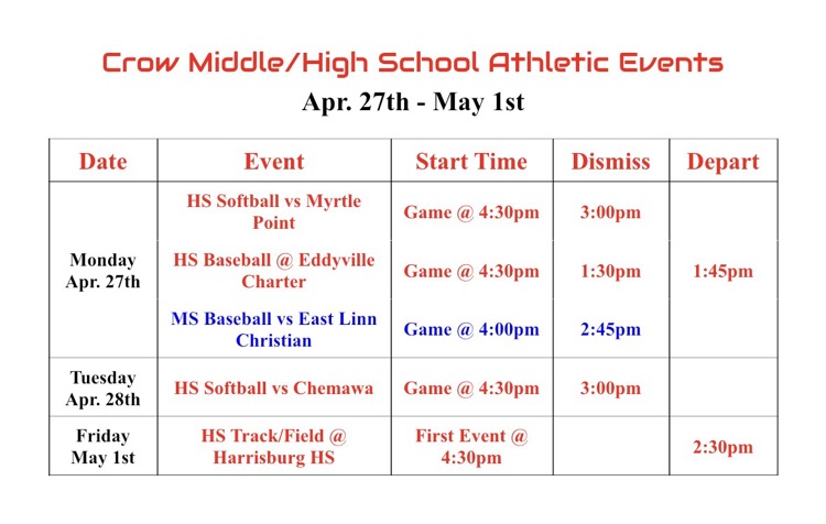 weekly calendar 