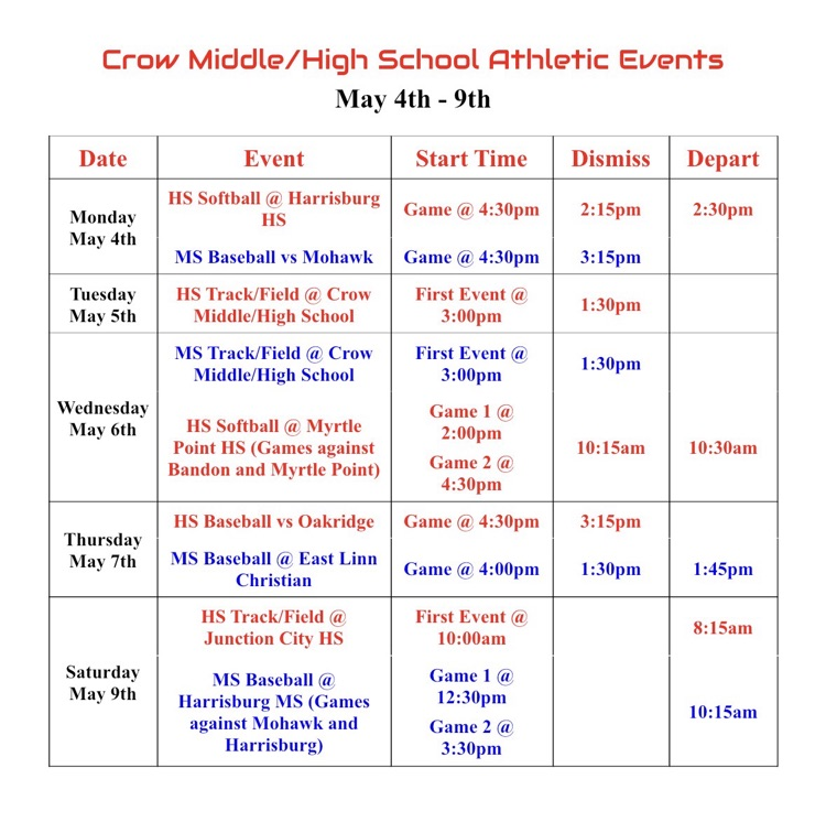 weekly calendar 