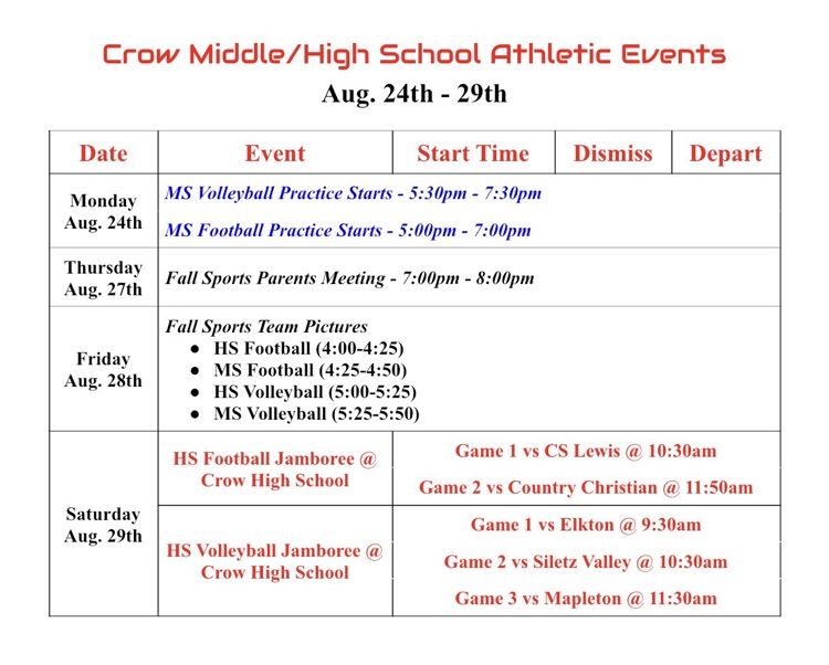 weekly calendar 