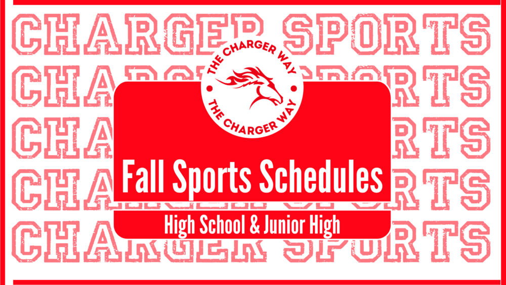 Fall Sports Schedules Graphic
