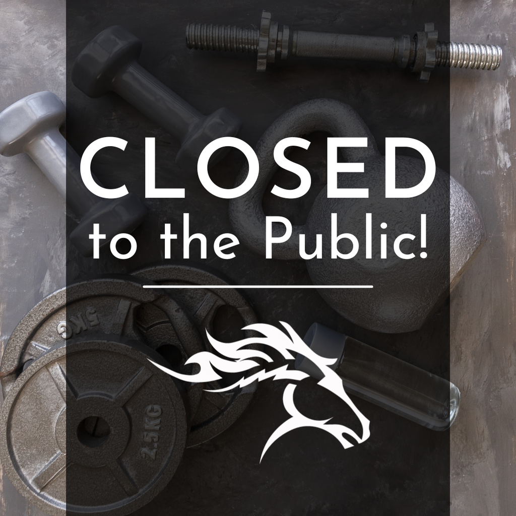 Weight Room Closed to the Public Graphic
