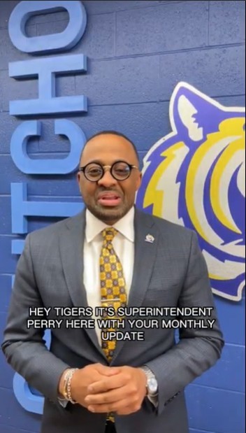 Superintendent Perry's message for March 2026 at Crutcho Schools!