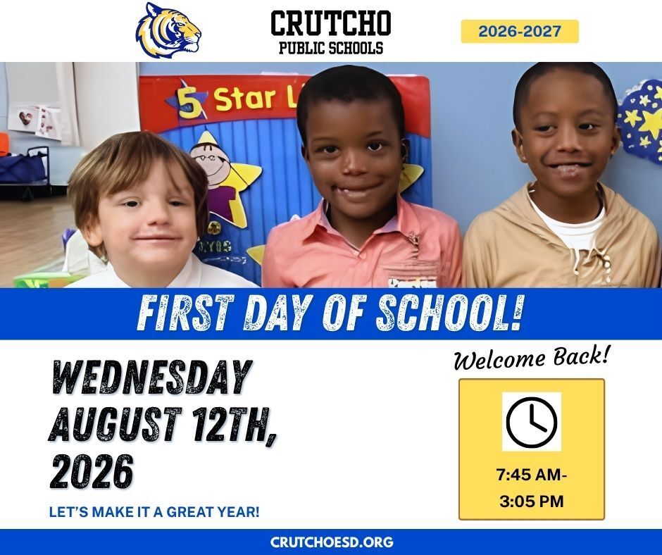 Welcome back tigers! We are so happy to see each and every one of you. We hope you have a wonderful first day of school!