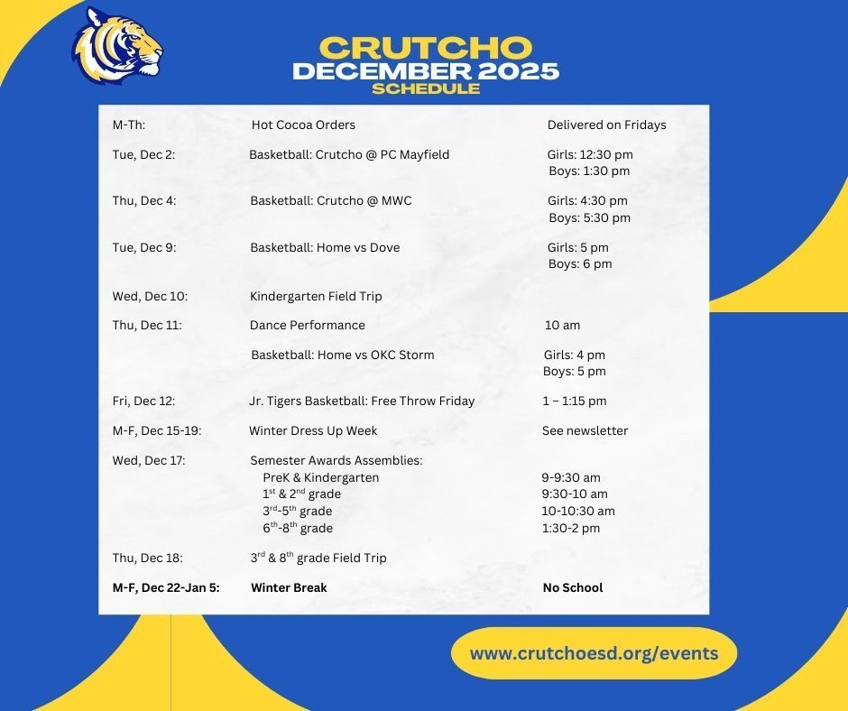 December 2025 Events