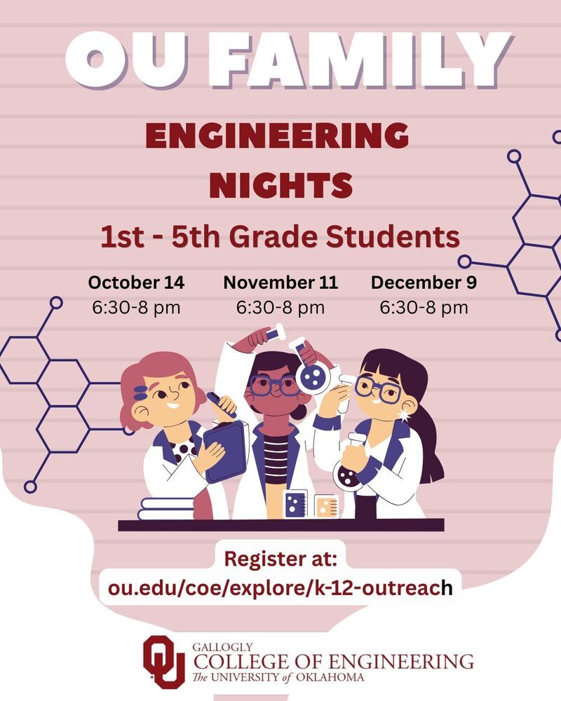 Sharing for our college partner Oklahoma University College of Engineering. 