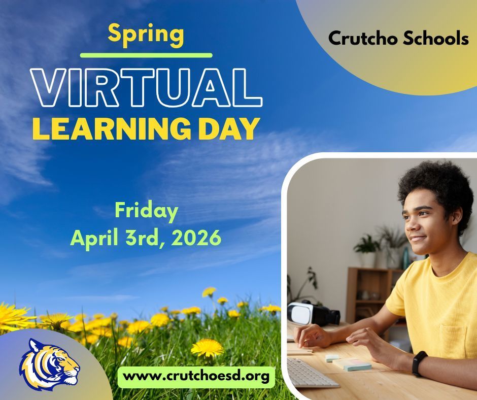 We hope you enjoy your Easter Weekend, including Good Friday. We will have school from home this Friday, April 3, 2026.