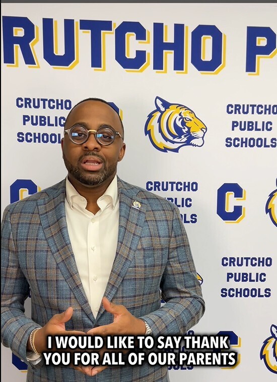 Superintendent Perry's message for October 2026 at Crutcho Schools.