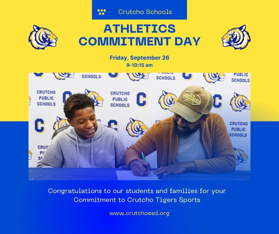 Athletics Commitment Day Sept 2025