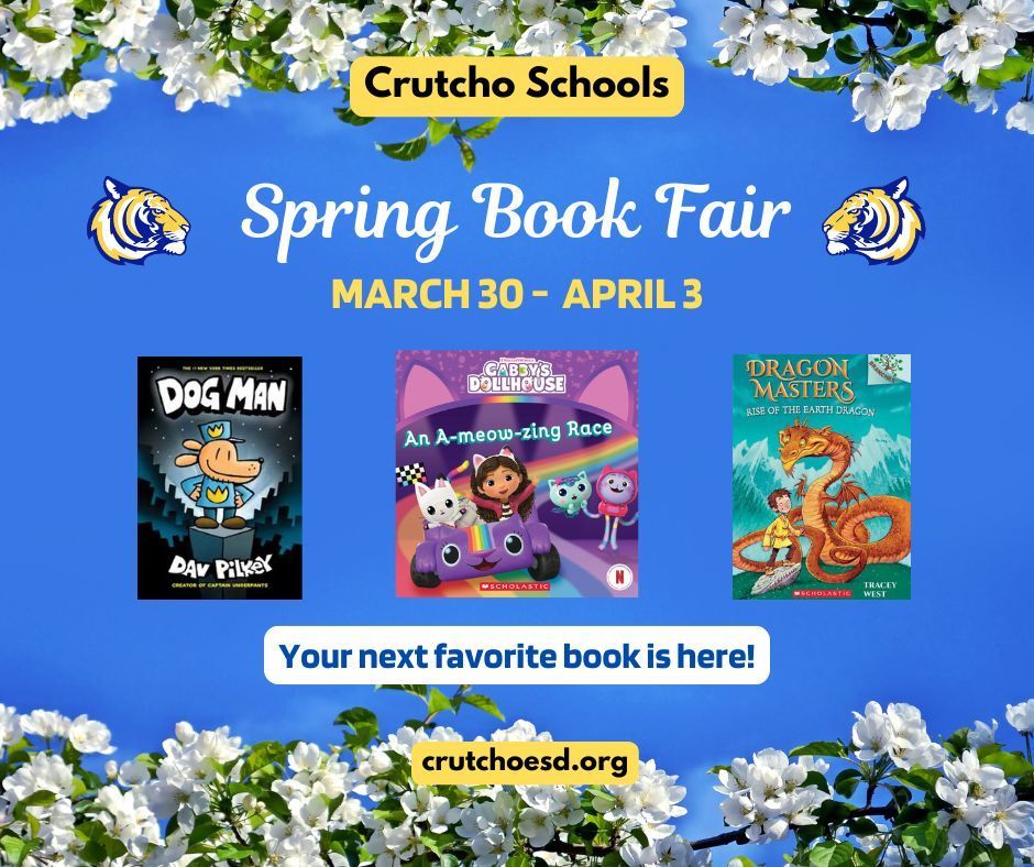 The Spring Bookfair starts Monday, March 30th. Help your child choose a book for their reading level of stories they will remember for a lifetime. Click Here for some of the best selling children's books.