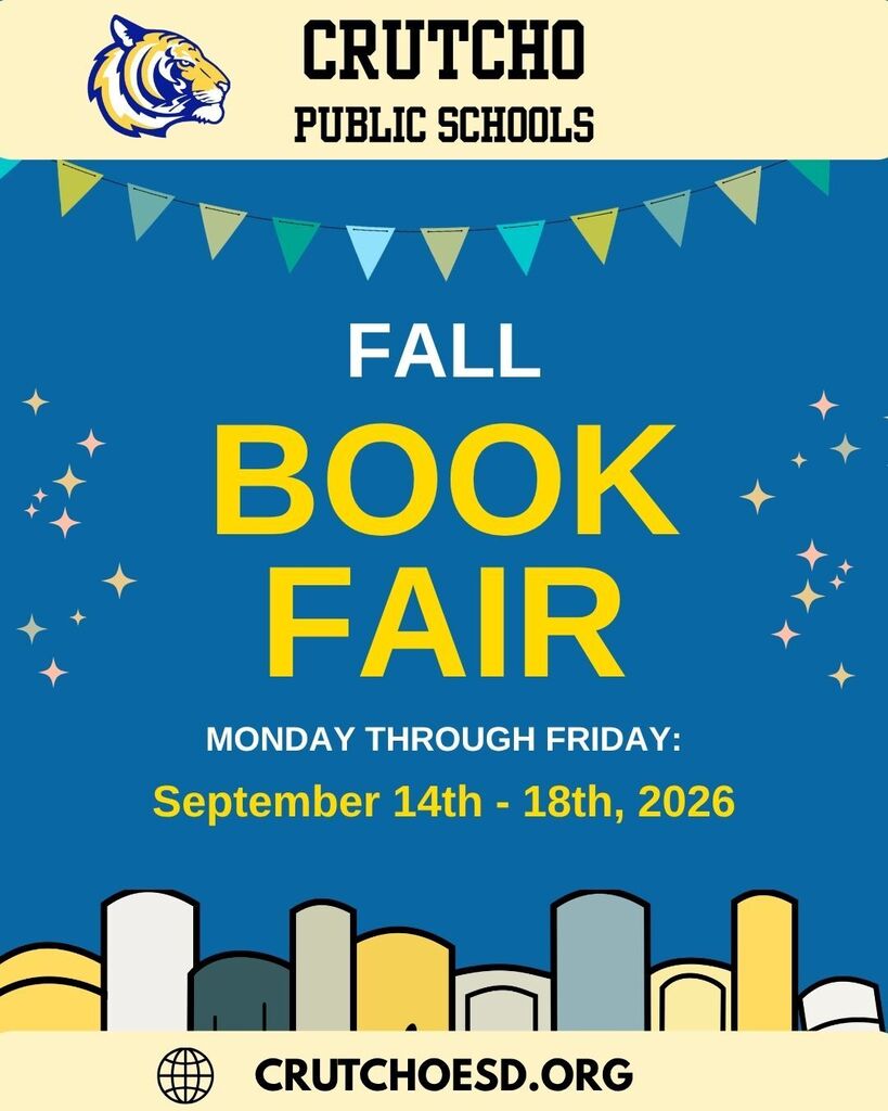 Crutcho Schools Fall Book Fair 2026