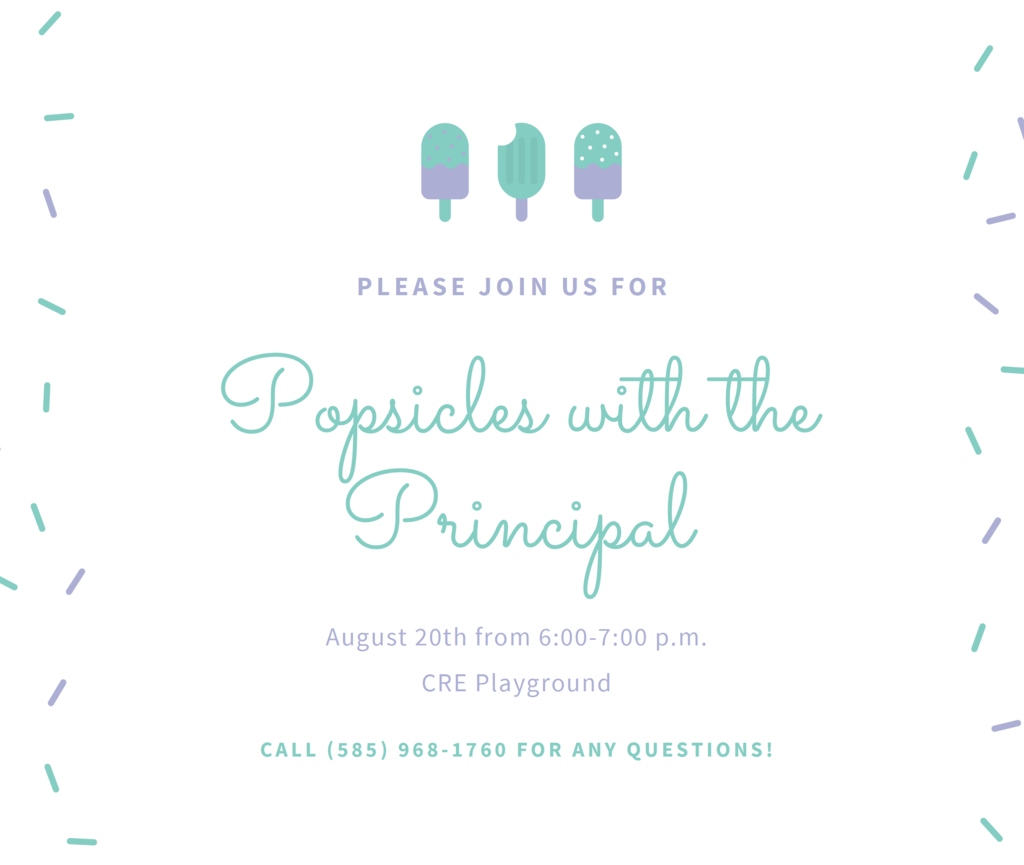 Popsicles with the Principal