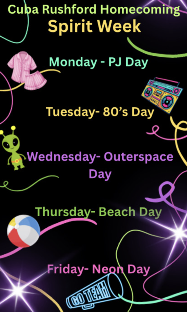 Middle/High School Spirit Week 2025