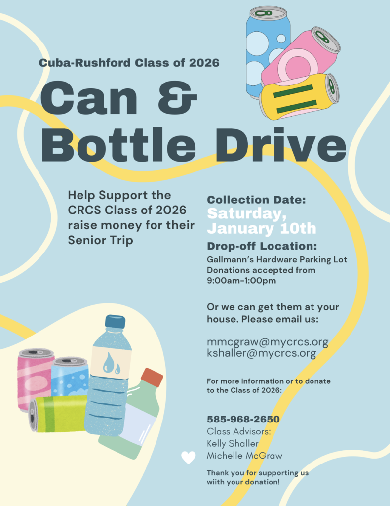 Bottle and Can drive! 