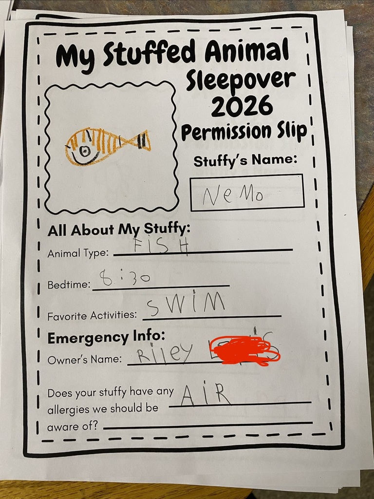 Stuffed Animal Sleepover