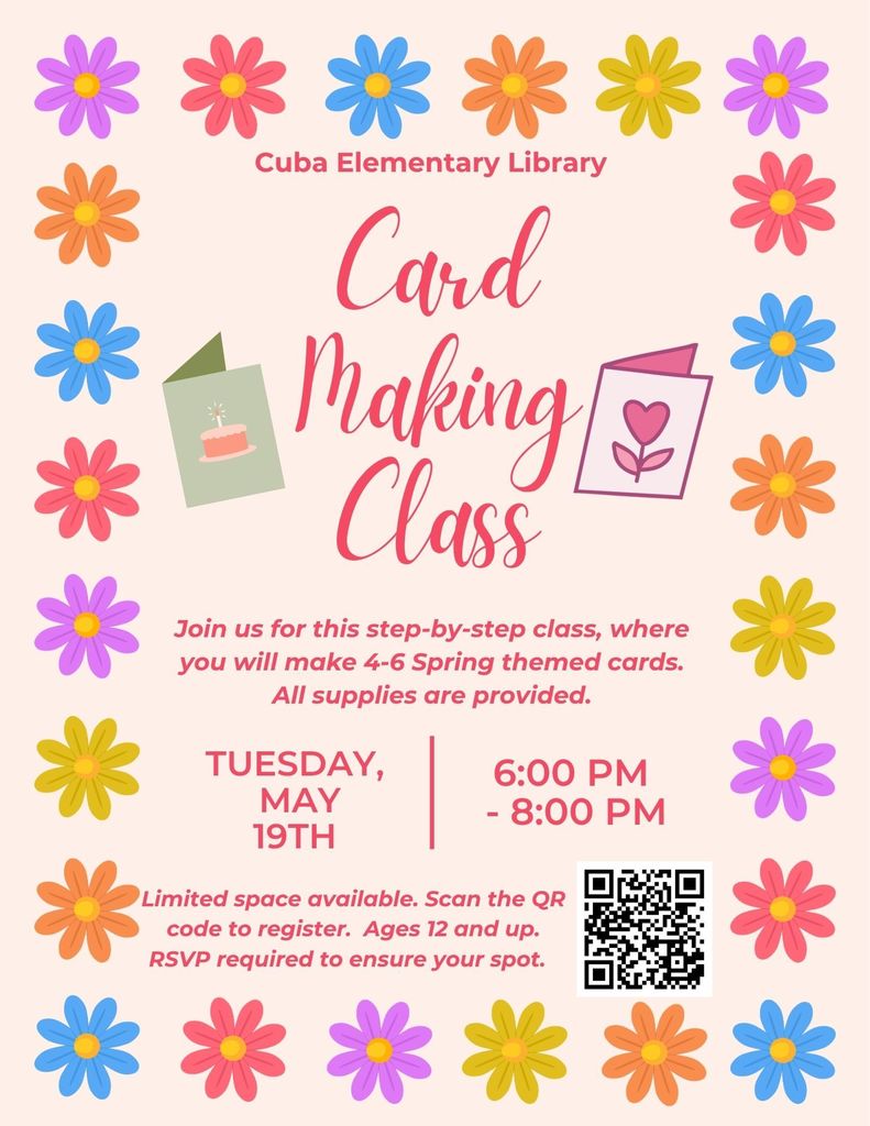 Card Making Class at the CRE