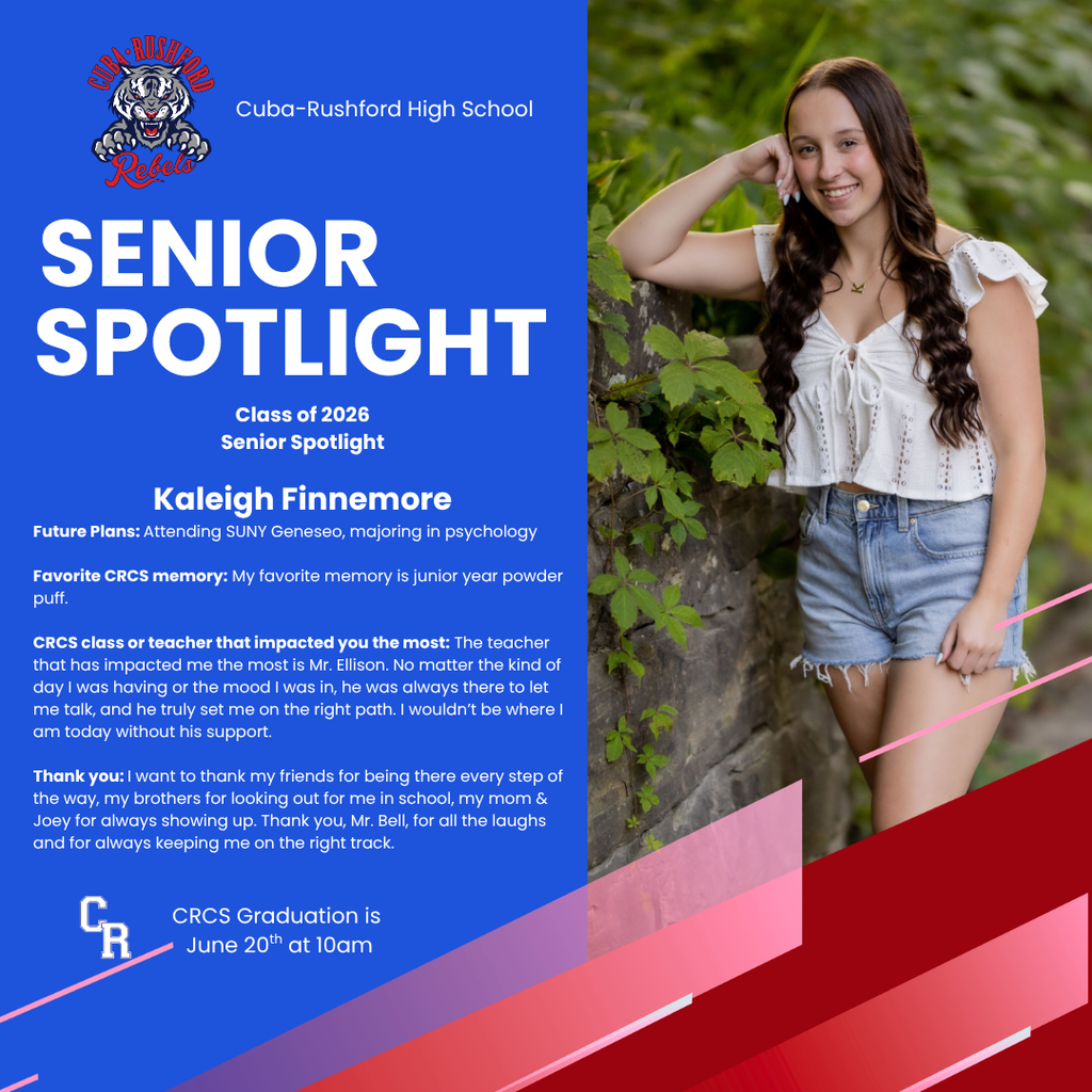 Senior Spotlight - Kaleigh Finnemore